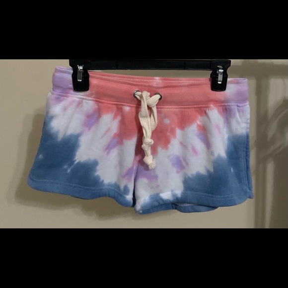 TYE DYE BURNOUT SHORT - Picture 1 of 3